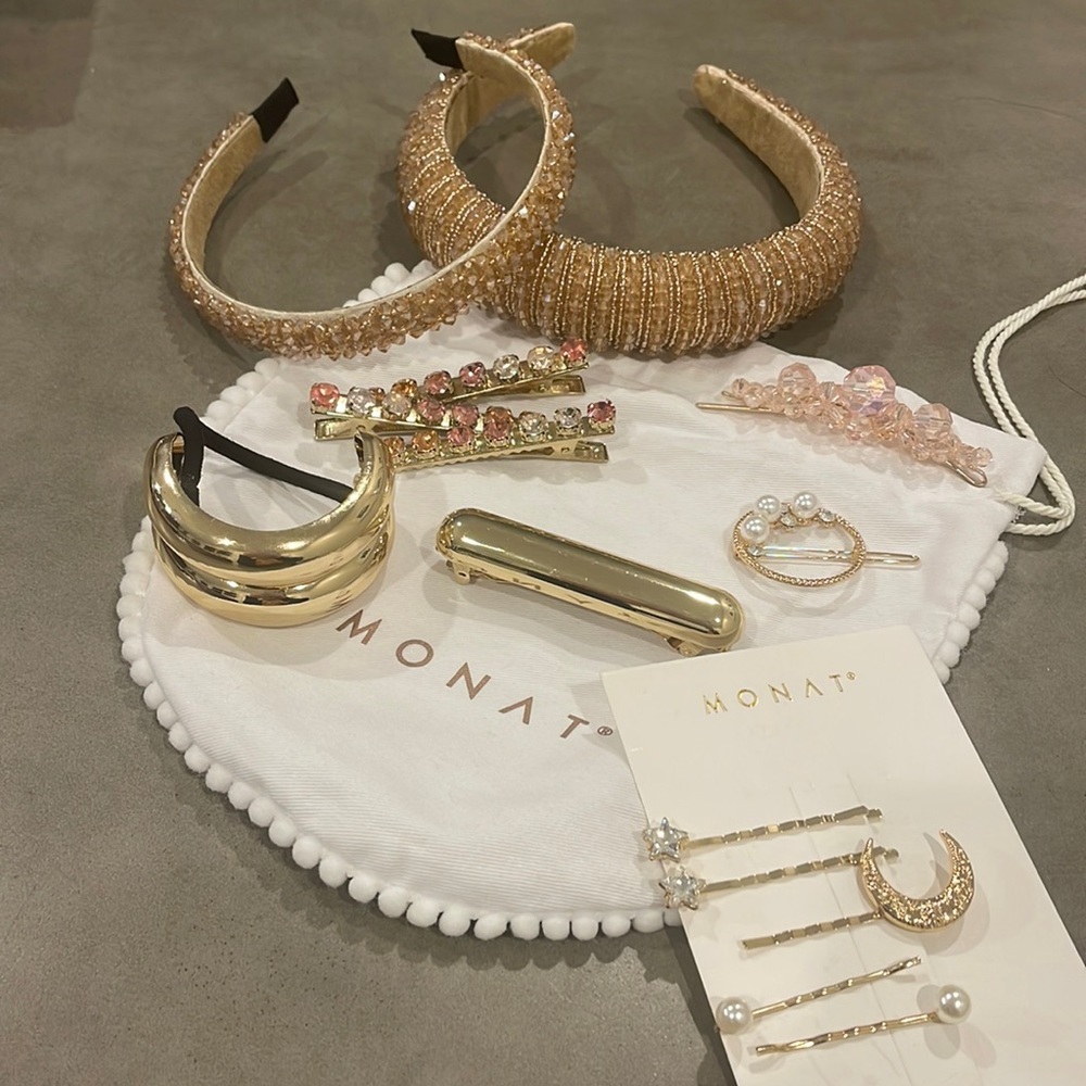 Monat Hair Accessories Set! Perfect for Holiday Glam!